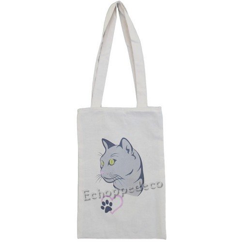 Tote bag " tête de chat "