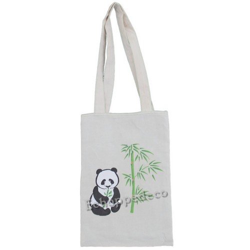 Tote bag " panda bambou "