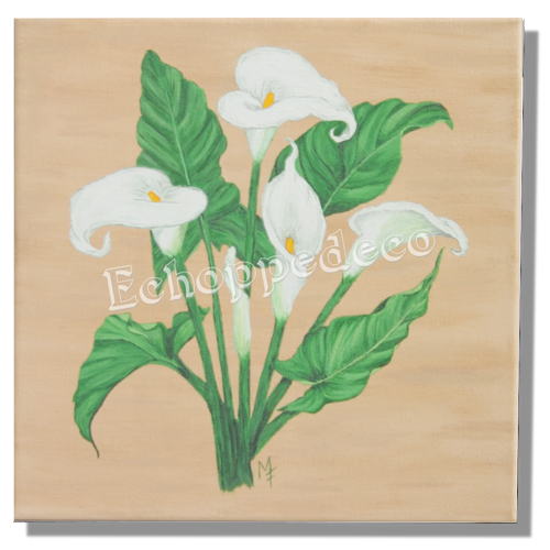 Tableau " arums "