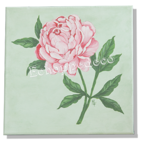 Tableau " pivoine "
