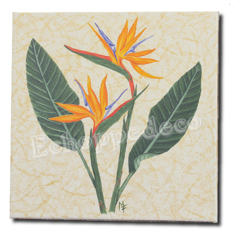 Tableau " oiseau du paradis "