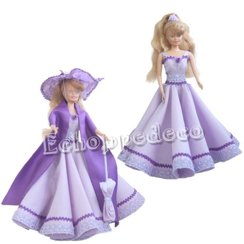 Barbie " ensemble violette " 5 pièces