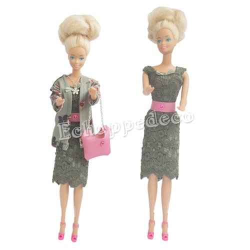 Barbie " ensemble jeanne "  6 pièces