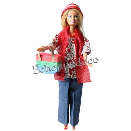 Barbie " ensemble capucine " 7 pièces