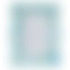 Cadre photo " fleurs bleues "