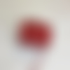1 m de cordon cuir rouge 3mm