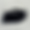 90 cm de cordon 2 mm noir en suédine
