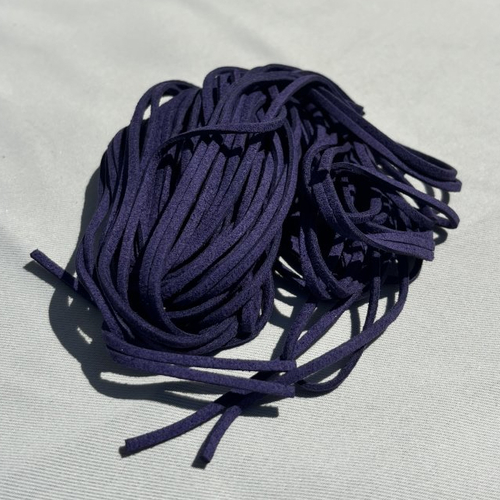 1 m de cordon 2 mm violet en suédine