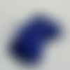 1 m de cordon 2 mm bleu en suédine
