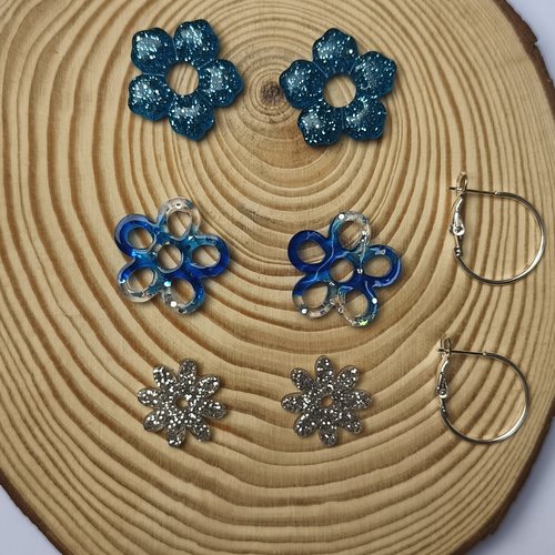 Boucles d'oreilles pampilles et créoles