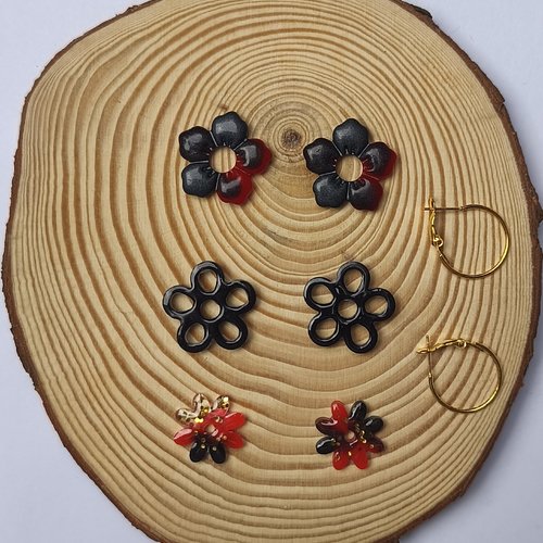 Boucles d'oreilles pampilles et créoles