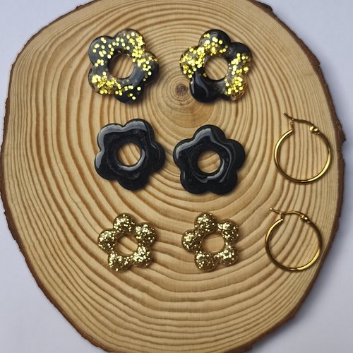 Boucles d'oreilles pampilles et créoles