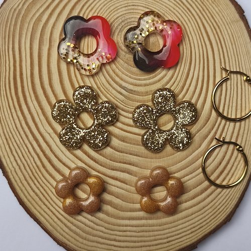 Boucles d'oreilles pampilles et créoles