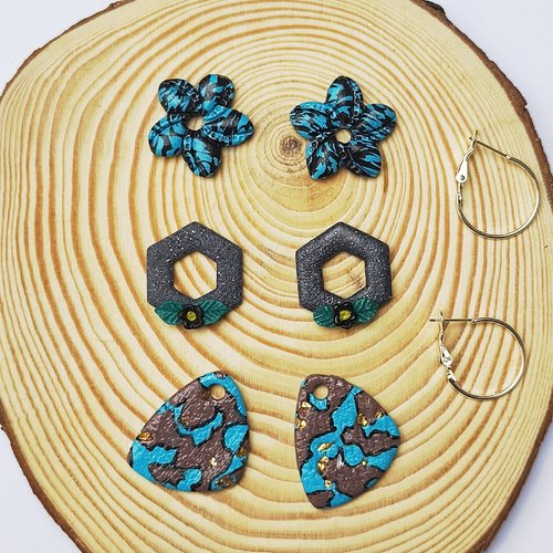 Boucles d'oreilles pampilles et créoles