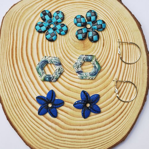 Boucles d'oreilles pampilles et créoles