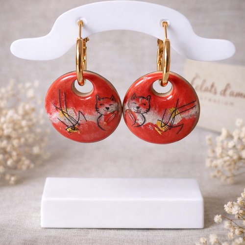 Boucles d'oreilles pampilles