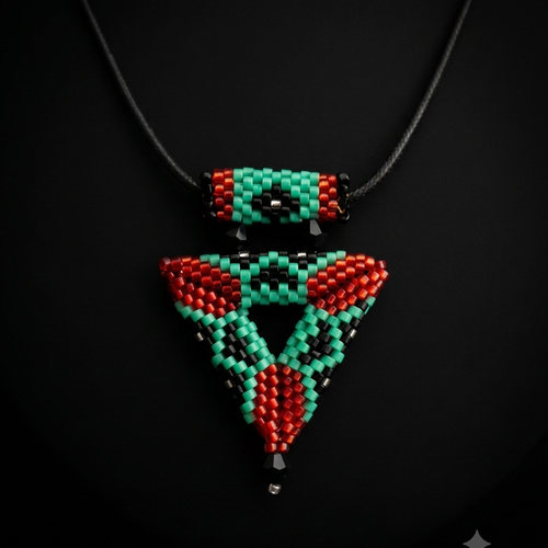 Collier ras du cou perles miyuki