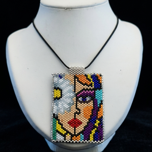 Collier ras du cou perles miyuki