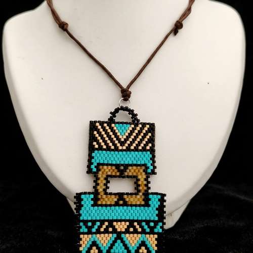 Collier ras du cou perles miyuki