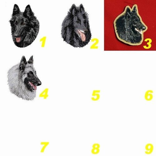 Bebuz Écusson Brodé à Thermocoller Ou à Coudre Motif Drapeau