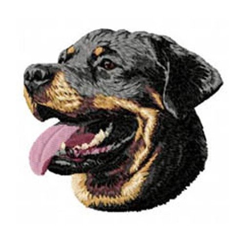 Écusson patch brodé rottweiler applique thermocollant broderie chien bouvier allemand garde personnalisé cadeau sac masque sweat