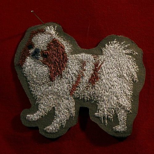 Étiquette 8,5 x 3 cm personnalisable brodée pour harnais chien d'assistance  - écusson patch étiquette applique tsa autismee - Un grand marché
