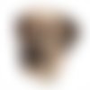 Écusson patch brodé mastiff anglais applique thermocollant broderie chien. personnalise textile vêtement bagagerie sac masque bob