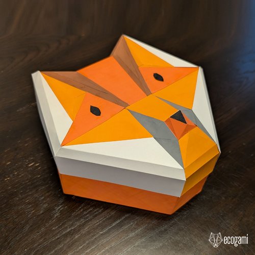 Boîte renard papercraft
