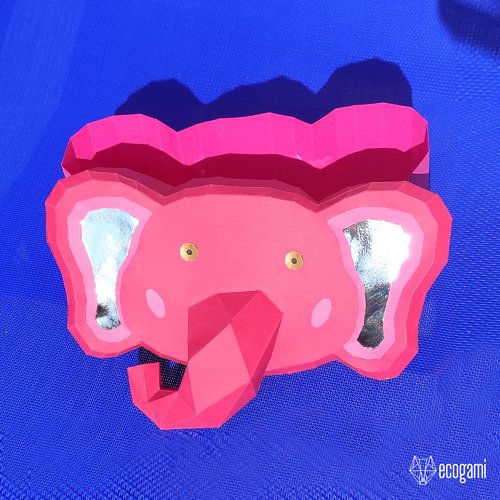 Boîte éléphant papercraft