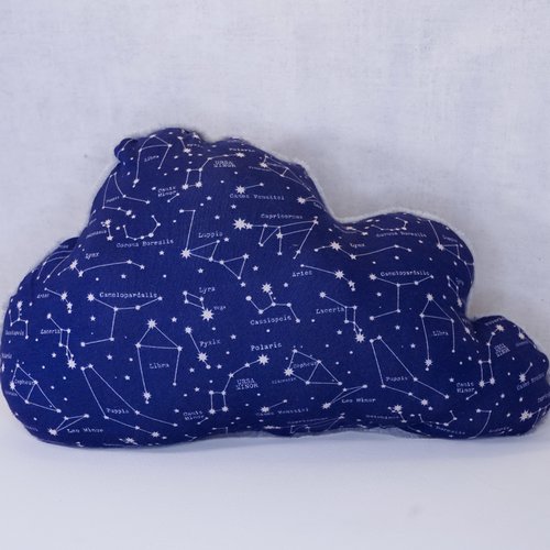 Coussin nuage constellations