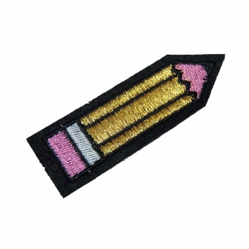 Ecusson patch stylo thermocollant couture 