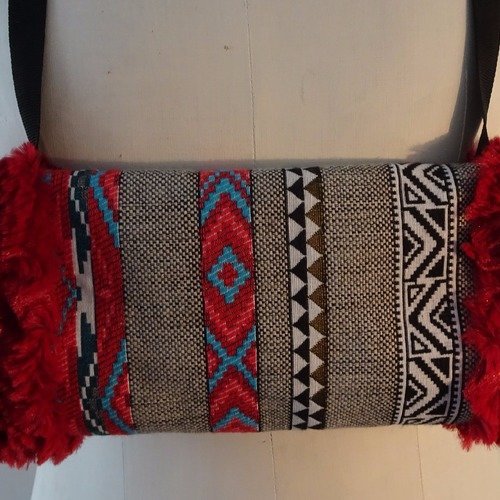 Manchon ethnique rouge 