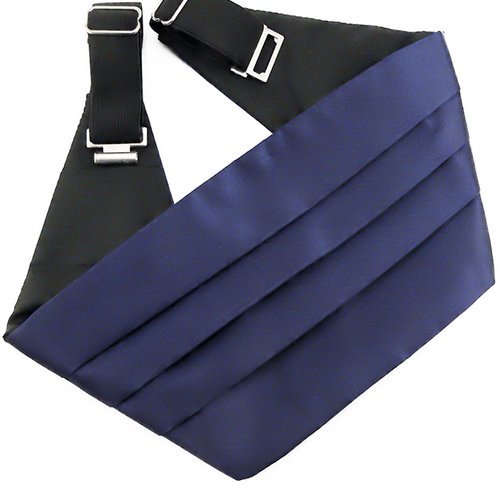 Ceinture smoking bleu marine - mariage, soirée, fête, anniversaire