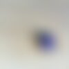 Collier argent pendentif bleu anneau rond violet or chaîne médaillon