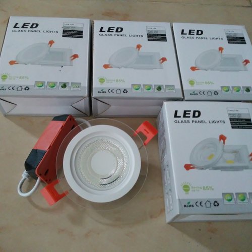 4 spots encastrables de plafond à led blanche (lot de 4 spots)