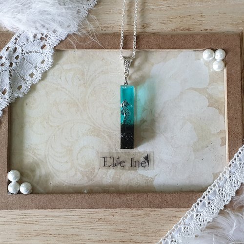 Collier gems de la mer en résine 
