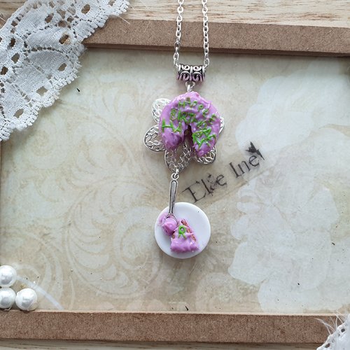 Collier, le gateau que hagrid offre à harry en polymère