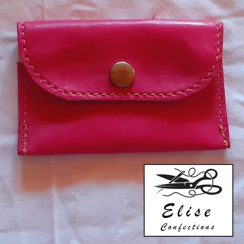 Pochette documents cuir
