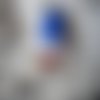 Sac à chaussons ou doudou enfant, prénom brodé, coton bleu camions pompier voiture police, sac ecole maternelle crèche