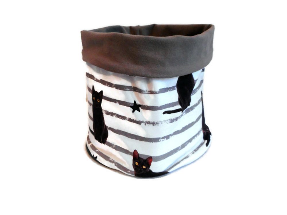 Snood enfant adolescent chats noires rayures grises tour de cou fille ou  garçon foulard circulaire automne - Un grand marché