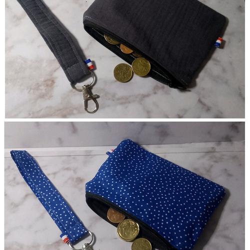 Ensemble porte-clés & porte-monnaie