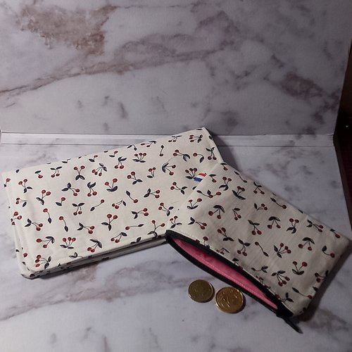 Ensemble porte-monnaie & protège-chéquier