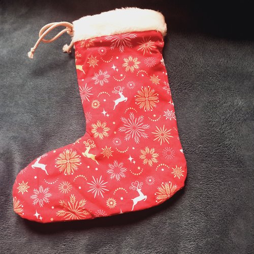 Chaussette de noël,emballage cadeau noël,décoration sapin de noël,