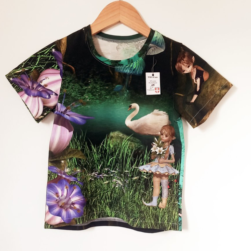 Fée,tee-shirt taille 10 ans,t-shirt fille elfe,cadeau fille 10 ans