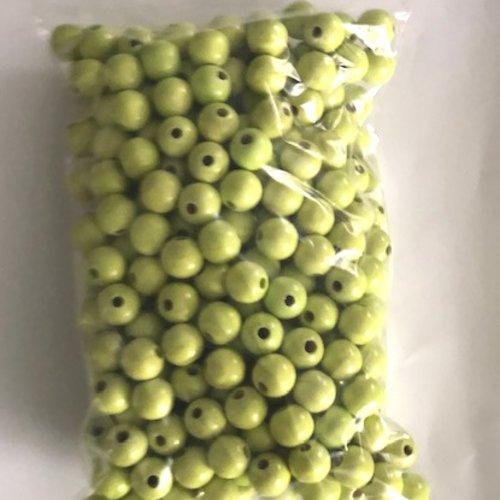 Perles bois rondes 12 mm ( sachet de + 300 perles)