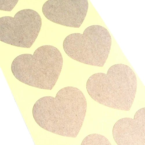 48 stickers coeur