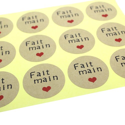 120 stickers "fait main"