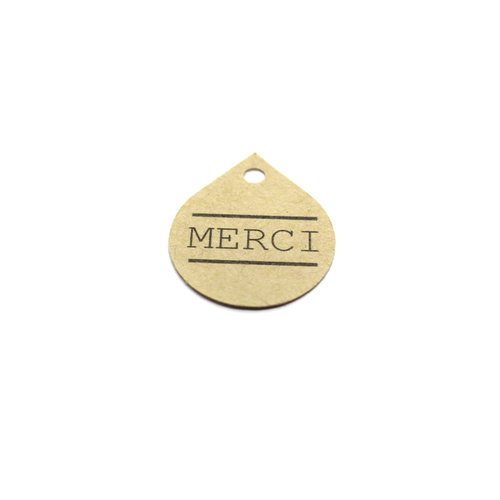 50 étiquettes "merci"