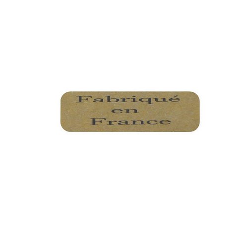 65 étiquettes autocollantes "fabriqué en france"