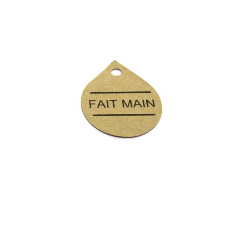 50 étiquettes "fait main" 